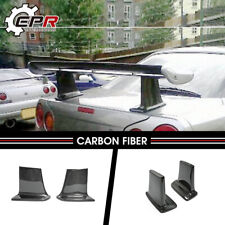 JUN Style Carbon Fiber Rear Spoiler High Leg Stand - For Nissan R34 GTR picture