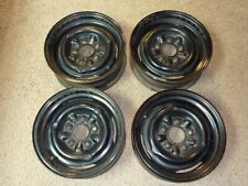 GM Steel Wheels 15 x 5 Set of 4  4.75 BC 3.5 Back Space NICE 60's 70's Chevy picture