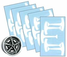 1967-76 FORD Mustang 14 & 15 Magnum 500 Wheel Paint Mask Stencil Kit Set picture