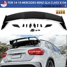 Black Rear Roof Spoiler Lip For 14-19 Mercedes Benz X156 GLA200 GLA250 GLA45 AMG picture