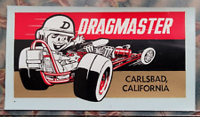 Vintage DRAGMASTER Water DECAL Hot Rod DRAG RACING FED Dragster NHRA rail old V8 picture