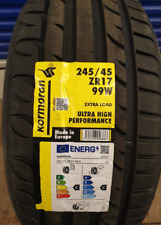 NEW CAR TYRES TAURUS BY MICHELIN 245/45/17 245 45 ZR17 XL 99W UHP 2454517 picture