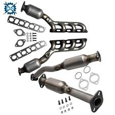 Fit Nissan Titan 5.6L 2004-2015 Manifold Catalytic Converters Front & Rear All 4 picture