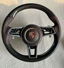 CARBON BROWN Porsche Steering Wheel 991.2 911 Cayman/Boxster/Macan/Cayenne. picture