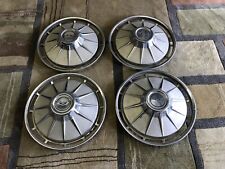 Set Of (4)  1961 to 1969 Chevy Corvair Monza 13 inch hubcaps wheel covers Driver picture