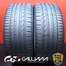 2X Tires Continental ContiSportContact 5 SSR RunFlat 245/40R18 No Patch #78571 picture