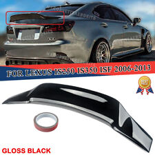 Duckbill Trunk Wing Spoiler For 06-13 LEXUS IS250 IS350 RT Style Painted Black picture