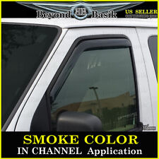 1992-2014 Ford E-SERIES WAGON E150 E250 E350 IN CHANNEL Smoke Door Vent Visors  picture