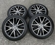 New 2023 18” Toyota Camry Avalon Black Wheels Rims Tires 2022 2021 2020 69133A picture