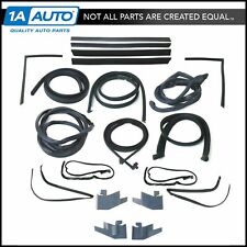 17 Piece Complete Master Rubber Seal Weatherstrip Kit Set for Mercedes SL W107 picture