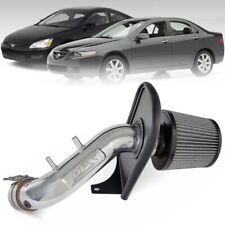 HPS Polish Shortram Air Intake+Heat Shield For 04-08 TSX CL9/03-06 Accord CM 2.4 picture