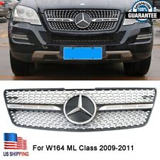 Black Front Grille Grill For Mercedes-Benz ML350 ML500 ML63 AMG W164 2009-11 picture
