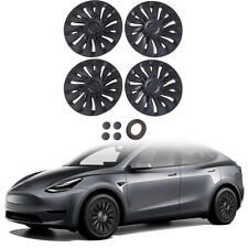 Hubcaps For Tesla Model Y Storm Wheel Rim Cover 4PCS 19inch  Full Cover Hubcaps picture