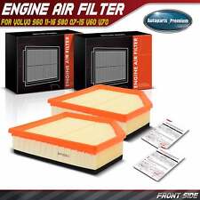 2x Flexible Engine Air Filter for Volvo S60 11-16 S80 07-15 V60 15-16 V70 08-10 picture