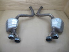 🥇03-08 MERCEDES R230 SL55 AMG SET OF REAR LEFT & RIGHT EXHAUST MUFFLER PIPE OEM picture