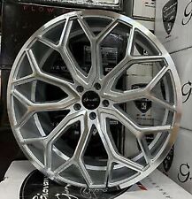 22'' Giovanna Monte Carlo Wheels Tires Silver Audi A8 S8 S7 Bentley S550 S63 New picture
