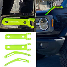 Green Door Tailgate Spare Tire&Front Engine Hood Hinge Cover For Ford Bronco 21+ picture