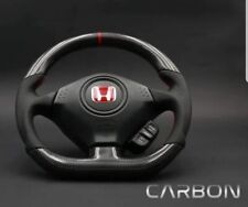 Honda s2000 OEM Flat Bottom and Top Thicker Grip Carbon Fiber Steering Wheel picture