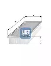 30.919.00 UFI Air Filter Replaces 7588406,7591286,7635767,A60372,PA245 picture