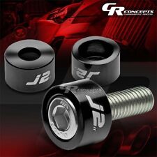 J2 FOR ACCORD CG PRELUDE BB ALUMINUM HEADER MANIFOLD CUP WASHER+BOLT KIT BLACK picture