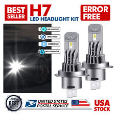 2PCS H7 LED Headlight Bulbs High/Low Beam 200W Canbus For BMW 540i 1997-2003 picture