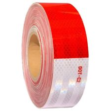 Conspicuity Tape DOT-C2 Approved Reflective Trailer Red White 2”x150’ -1 Roll US picture