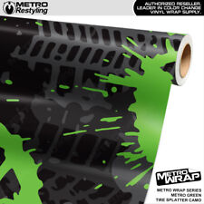 Metro Wrap Tire Splatter Metro Green Premium Vinyl Film picture