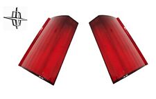 NOS Lincoln 1968 LH-RH Pair Tail Light Lens Replacement Fomoco C8VY-13450-A-B picture