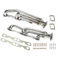 Twin Turbo Headers For Chevy Camaro TransAm Firebird 350 305 T3 SBC GM Manifolds picture