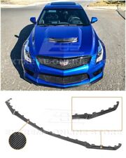For 16-19 Cadillac ATS-V Factory CARBON FIBER Add-On Front Bumper Lip Splitter picture