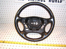 Mercedes 2003 C240 W203 Black steering Genuine MBZ OEM 1 Wheel, NO safety bag picture