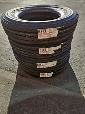 (Qty 4)Bridgestone R187 Commercial Highway Tire 8/R19.5 picture