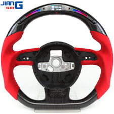 LED Carbon Fiber Alcantara Steering Wheel Fit 12-16 Audi RS5 A3 S3 S4 S5 RS3 RS4 picture