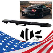 For 2015-2022 Ford Mustang S550 GT Style Rear Trunk Spoiler Wing Glossy Black  picture