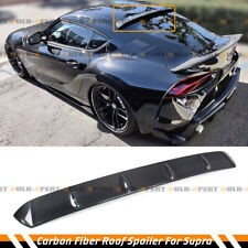 FOR 2020-24 TOYOTA SUPRA MK5 CARBON FIBER JDM AG STYLE REAR WINDOW ROOF SPOILER picture