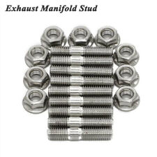 9X For Honda Acura Stainless Exhaust Manifold Stud B / D Series Civic Integra V3 picture