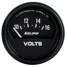 Auto Meter Autogage 2362 Black Voltmeter 10-16 Volt 2 1/16