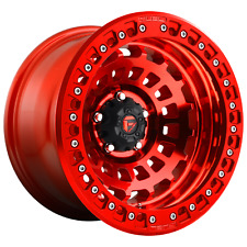 17x9 Fuel D100 Zephyr BEADLOCK Candy Red Wheel 5x5 (-15mm) picture
