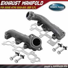 Left & Right Exhaust Manifold w/ Gasket Kit for Dodge Nitro 2009-2011 Jeep 3.7L picture
