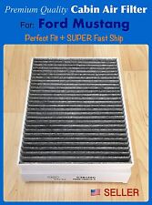  CARBONIZED CABIN AIR FILTER for Ford Mustang 15-17 Fast ship Us seller C38155 picture
