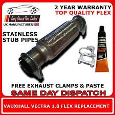 Vauxhall Vectra 1.8 16v Z18XE Exhaust Front Pipe flex Repair Flexi 2000 - 2002 picture