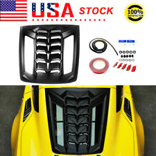For 2016-19 C7 Corvette Rear Window Louvers Windshield Sun Shade Vent ABS Primed picture