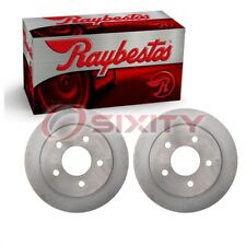 2 pc Raybestos R-Line Rear Disc Brake Rotors for 1991-1992 Lincoln Mark VII zo picture