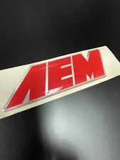 2 X Vintage Domed AEM Intake Electronics Decals Stickers 3.5