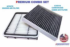 Air Filter + CARBONIZED Cabin Filter Combo for 2001 - 2005 LEXUS GS300 picture