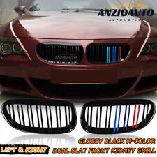 Gloss Black M-Color Grill For BMW 2004-2010 E64 E63 6-Series M6 650i 645Ci Coupe picture