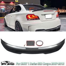 Painted For 07-13 BMW 125i 128i 135i E82 PSM Type Rear Trunk Spoiler Carbon Look picture