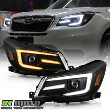For 2014-2016 Subaru Forester Halogen LED Switchback DRL Projector Headlights picture
