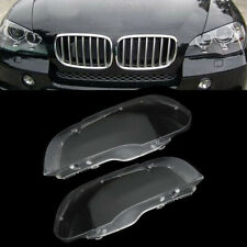 Front Left & Right Headlight Lights Lamps Cover For BMW X5 E70 2008-2013 picture