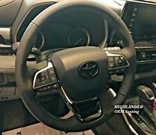 3D BLACKOUT STEERING WHEEL OVERLAY FOR TACOMA TUNDRA COROLLA CAMRY HIGHLANDER picture